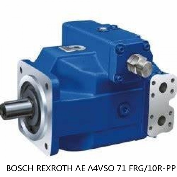 AE A4VSO 71 FRG/10R-PPB13K01 BOSCH REXROTH A4VSO Variable Displacement Pumps #1 image