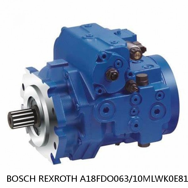 A18FDO063/10MLWK0E81- BOSCH REXROTH A18VO Axial Piston Pump #1 image